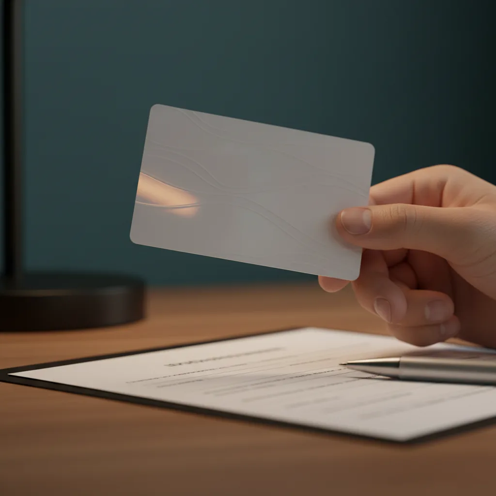 Insurance card and intake form used to verify UnitedHealthcare or BCBS coverage